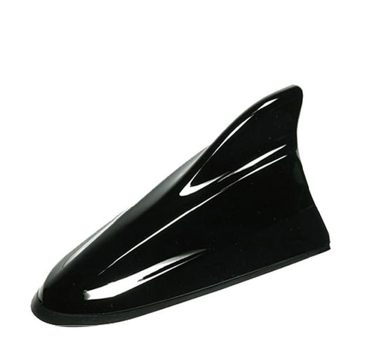 Auto Dean Shark Fin Car Antenna, Universal Size, Waterproof ABS Body, Glossy Finish (Gloss Black)