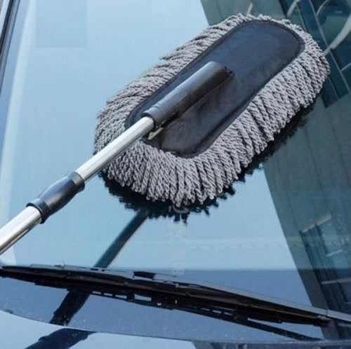 Auto Dean Microfiber Flexible Duster Car Wash | Car and Bike Cleaning Accessories | Microfiber | Brushes | Dry/Wet Home, Kitchen, Cleaning Brush with Expandable Handle.