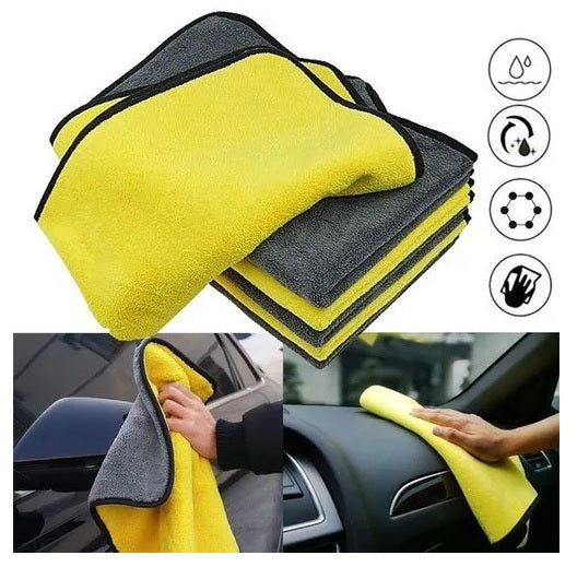 Auto Dean Car Duster, Extendable Long Handle Microfiber Car Duster with 1 random color Microfiber Cleaning Cloth 600GSM, Exterior Scratch Free Car Cleaning Accessories.(1 Duster, 1 Cloth)