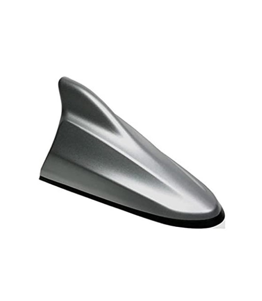 Auto Dean Shark Fin Car Antenna, Universal Size, Waterproof ABS Body, Glossy Finish (Mistic Silver)